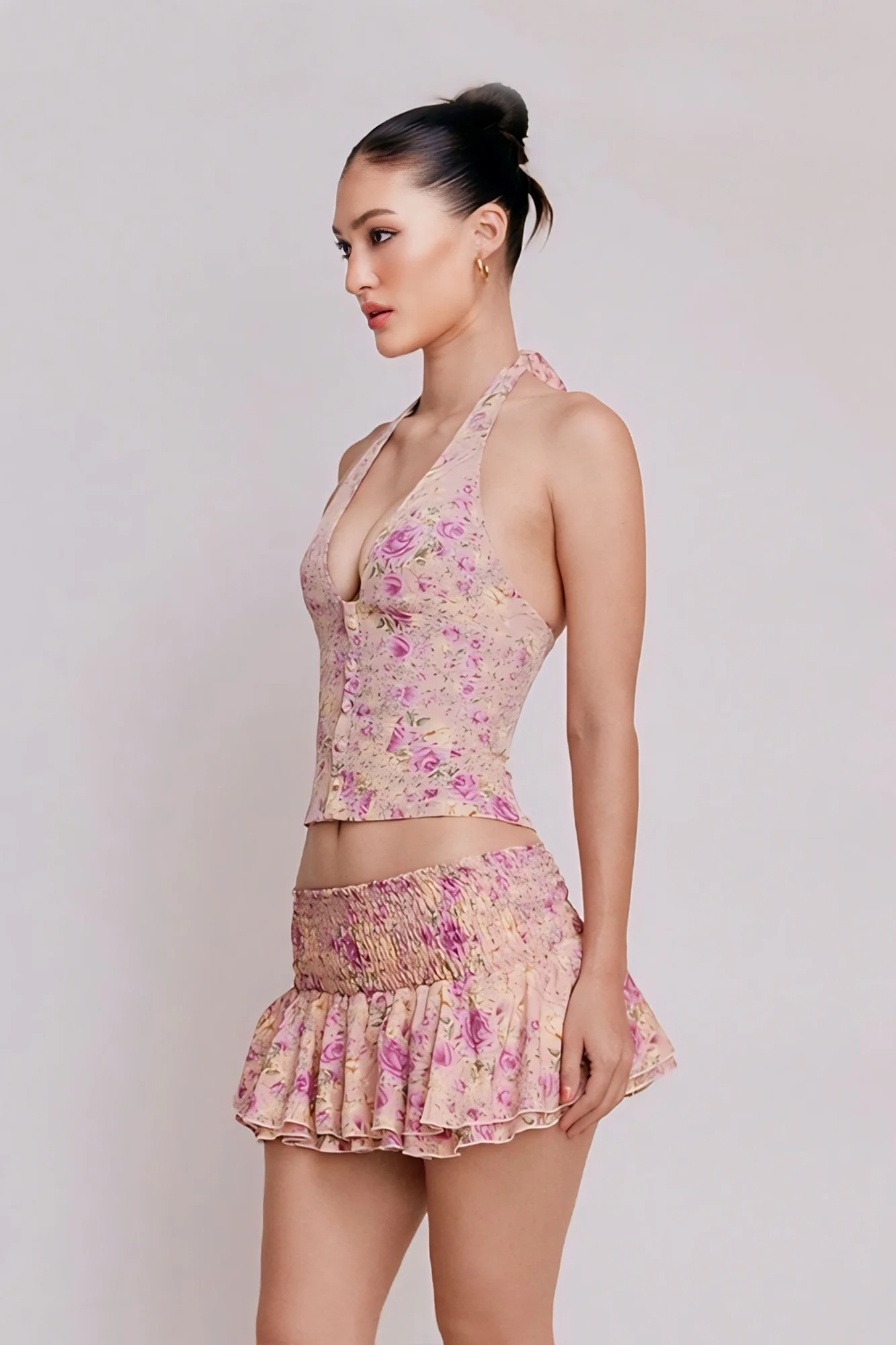 Floral Co-ord Skirt Set - Image 5