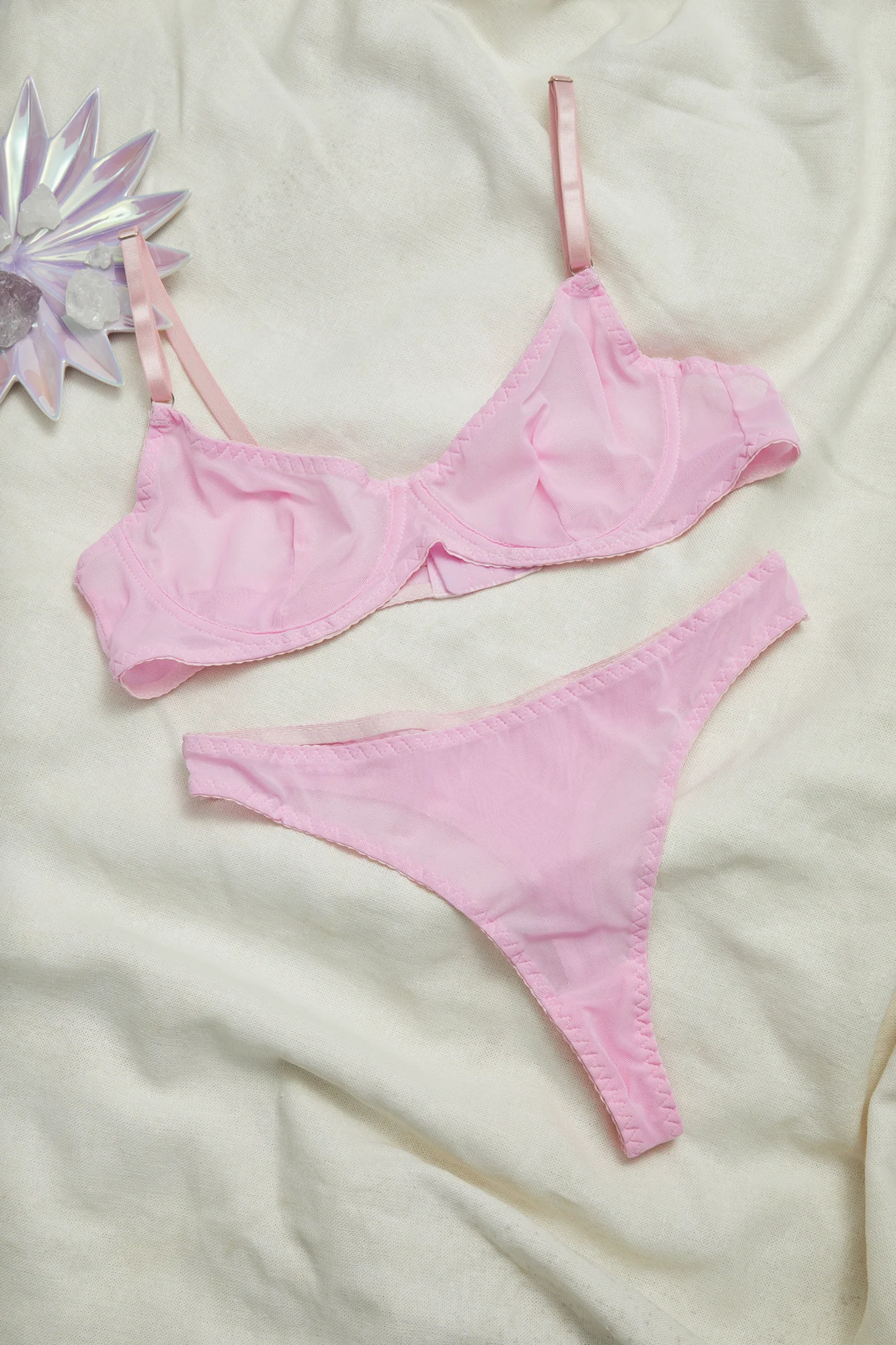 Sheer Bra and Panty Set - Image 5