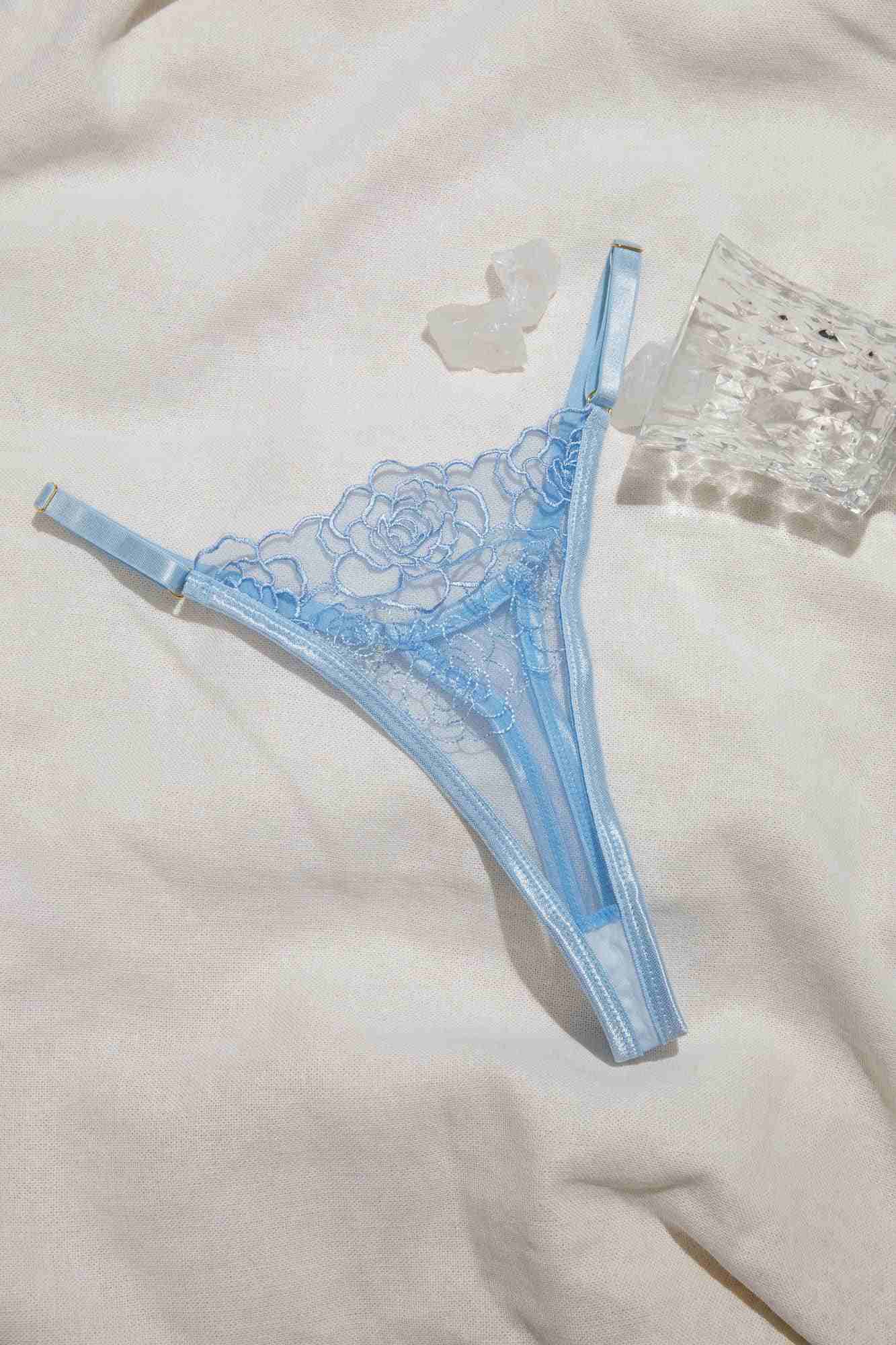Sheer Lingerie in Blue - Image 5