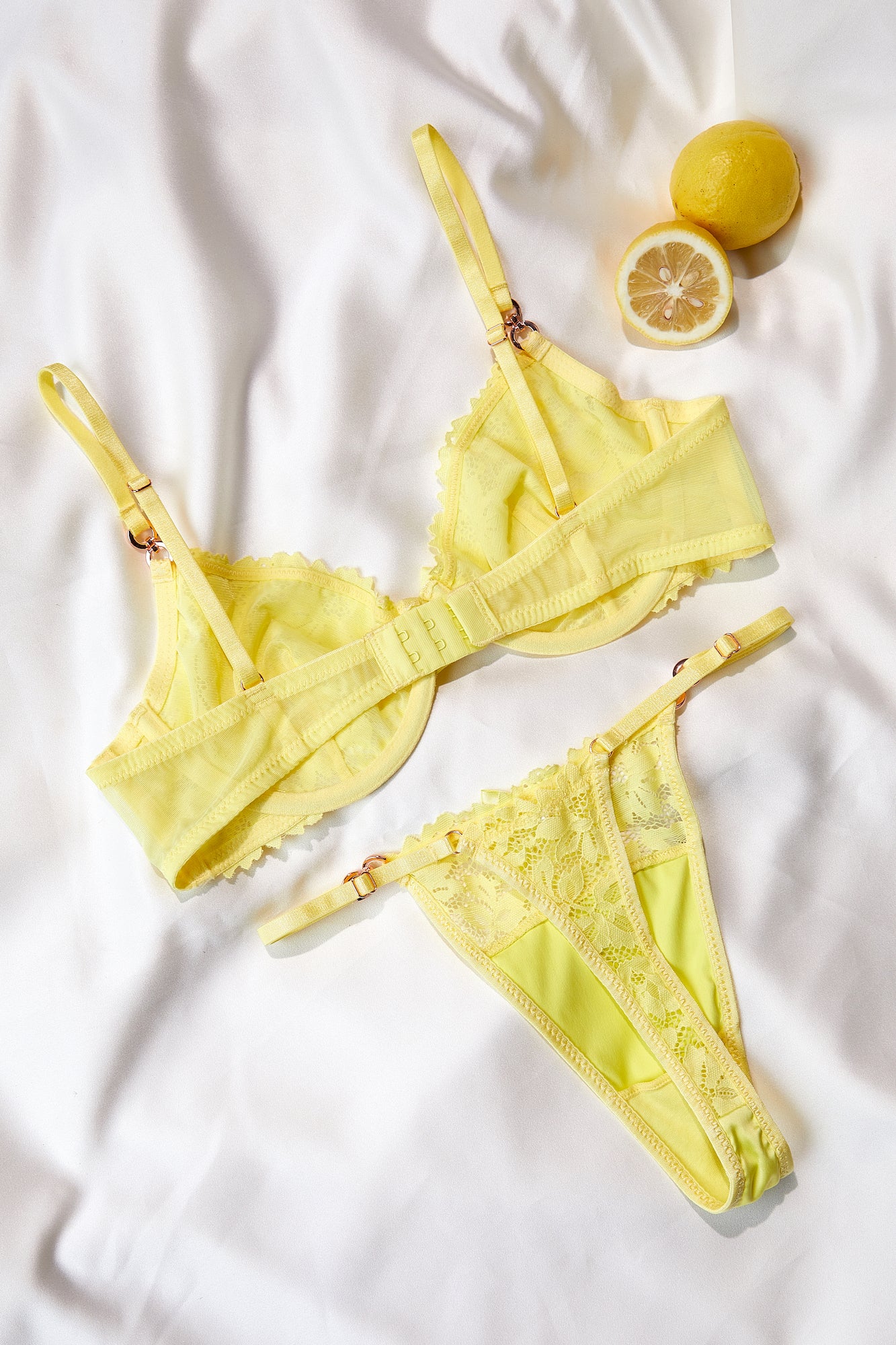 Sunny Yellow Lingerie Set - Image 2