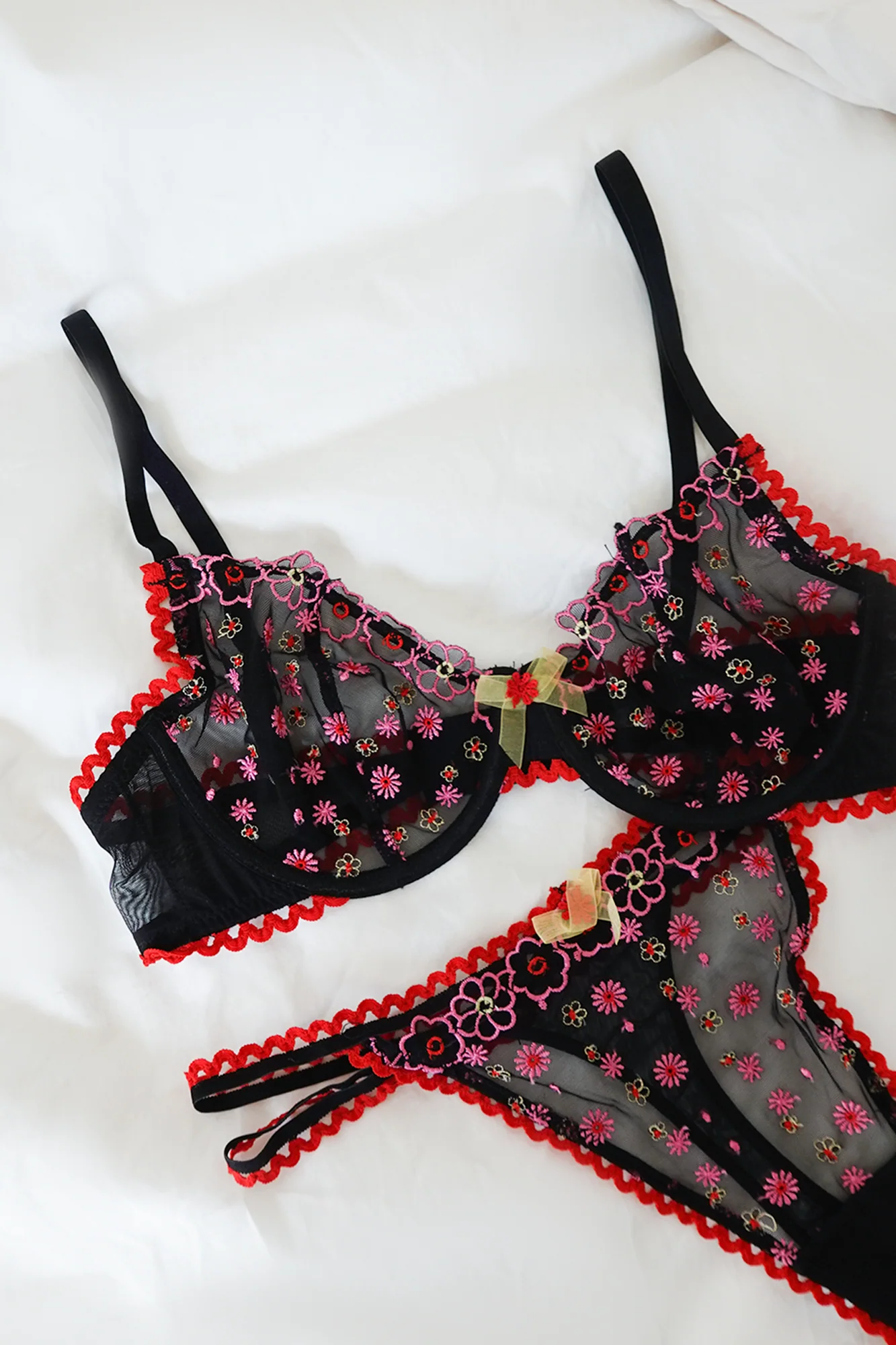 Vivid Black Lingerie